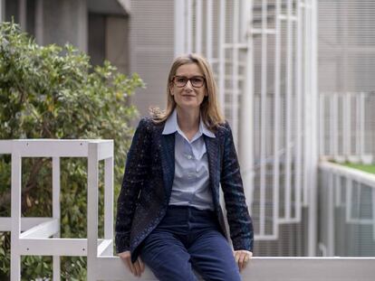 La directora de cine y guionista británica Joanna Hogg, el domingo en Sevilla.