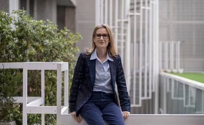 La directora de cine y guionista británica Joanna Hogg, el domingo en Sevilla.