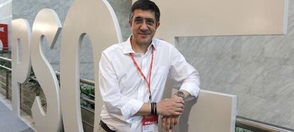 El 'lehendakari', Patxi López, este domingo en Madrid, durante la conferencia política del PSOE.