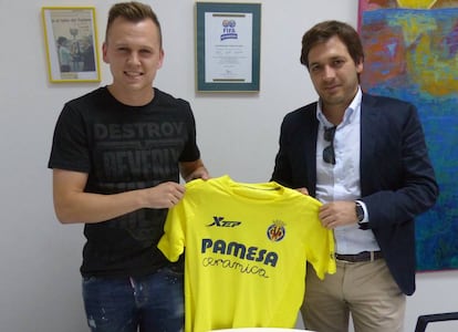 Cheryshev con Fernando Roig, el consejero delegado.