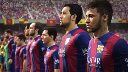 Así de realistas son los avatares de los azulgranas en FIFA 16.