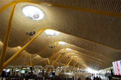 Instalaciones de la terminal T4 del aeropuerto de Barajas.