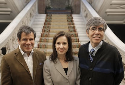 Facundo Manes, Susana Mart&iacute;nez-Conde y Ra&uacute;l Rojas