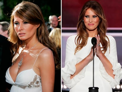 Así se ha refinado (poco a poco) el estilo de Melania Trump