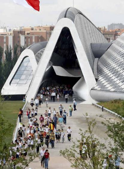 Asistentes a la Expo esta mañana