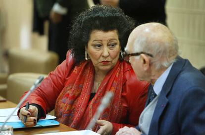 Consuelo Ciscar en el Consell Valencià de Cultura.