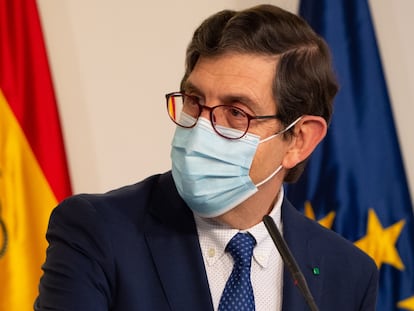 El exconsejero de Salud de Murcia, Manuel Villegas, dimitió tras el escándalo de su vacunación, el pasado 20 de enero.