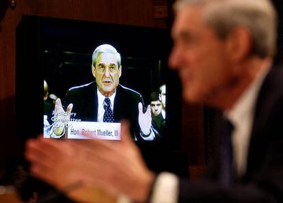 El fiscal especial Robert Mueller en el Capitolio, Washington. 