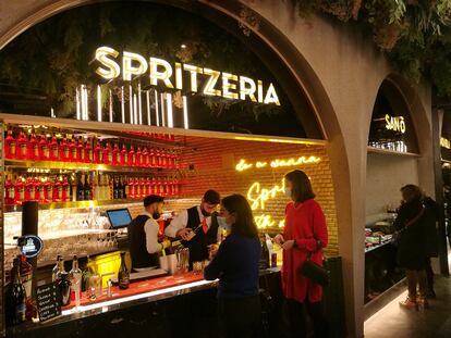 La Spritzeria, uno de los espacios en los que se sirven copas únicamente.