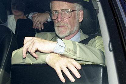 David Kelly, tras comparecer en el Parlamento.