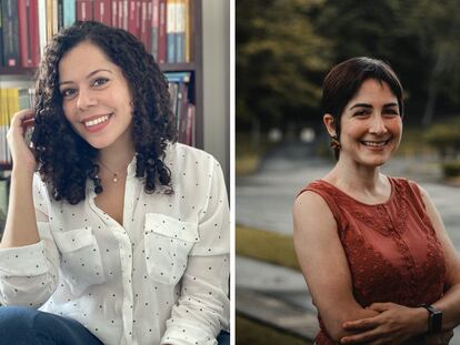 De izquierda a derecha: Melissa Pinel, Nicole Alzamora y Leila Nilipour.