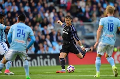 Cristiano Ronaldo, durante una jugada.