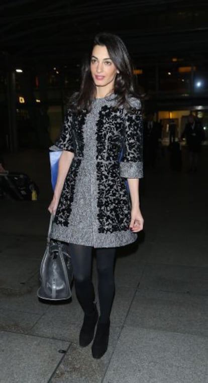 Amal Clooney, con el mismo vestido de Dolce&Gabbana, el pasado mes de noviembre.