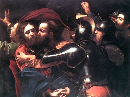 'El prendimiento de Cristo', de Caravaggio.