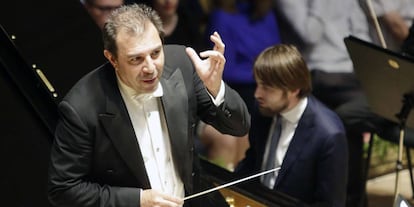 El maestro italiano Daniele Gatti, en un concierto con la Orquesta de Concertgebouw.