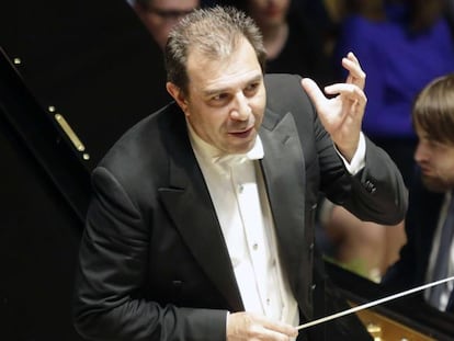 El maestro italiano Daniele Gatti, en un concierto con la Orquesta de Concertgebouw.