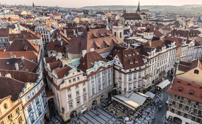 La plaza Vieja de Praga.