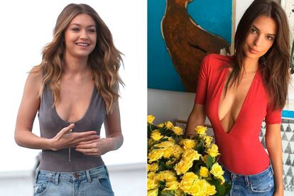 Gigi Hadid y Emily Ratajkowski, dos fieles adeptas a la prenda.