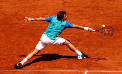 Stan Wawrinka durante el partido.