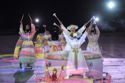 Ceremonia de apertura de los Juegos Paralímpicos de Pyeongchang 2018, el 9 de marzo de 2018.