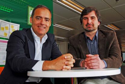 Javier Rodríguez Zapatero e Ignacio del Pinedo consideran que el futuro está en Internet.