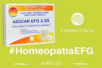 Imagen de la campaña lanzada por el colectivo FarmaCiencia.