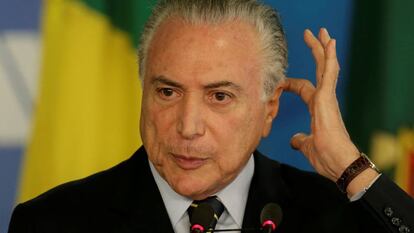 O presidente Michel Temer.