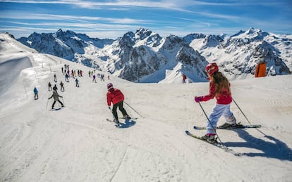 La estación de esquí francesa de Grand Tourmalet.  