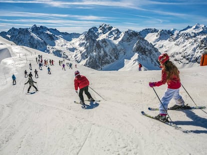 La estación de esquí francesa de Grand Tourmalet.  