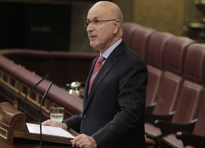 Duran i Lleida durante una intervención en el Congreso de los Diputados.