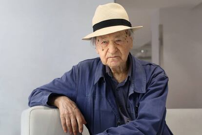 El director de cine Jonas Mekas