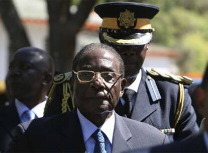 Robert Mugabe, el viernes en la ciudad zimbabuense de Bulawayo.
