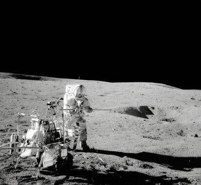 5 de febrero de 1971: la tripulación del Apollo 14 aterriza sobre la luna.