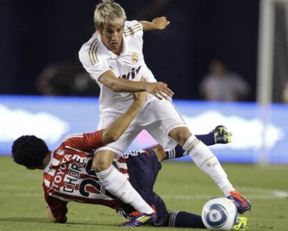 Coentrao, en un partido con el Madrid.