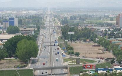 Autopista Central, en Santiago de Chile.