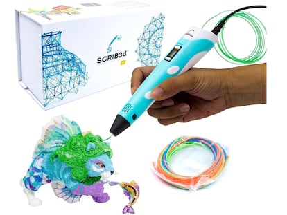 Bolígrafo de impresión en tres dimensiones. Incluye tres colores y cargador. COMPRA POR 39,99€ (20% DE DESCUENTO)