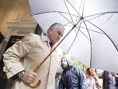 Former PP treasurer Luis Barcenas in Madrid in May 2018.