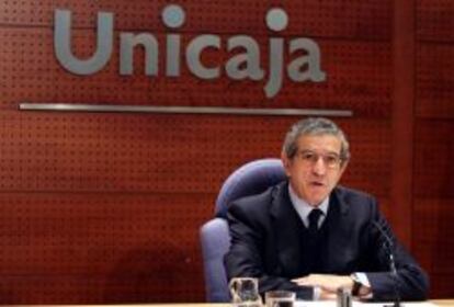 El presidente de Unicaja, Braulio Medel.