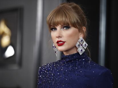 Los Angeles (United States), 05/02/2023.- Taylor Swift arrives for the 65th annual Grammy Awards at the Crypto.com Arena in Los Angeles, California, USA, 05 February 2023. (Estados Unidos) EFE/EPA/CAROLINE BREHMAN
