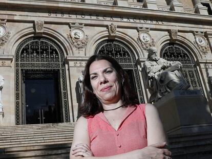 Conchi Molla en la Biblioteca Nacional