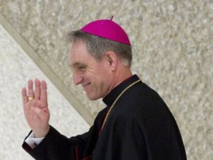 El secretario del papa Benedicto XVI, el padre George G&auml;nswein.