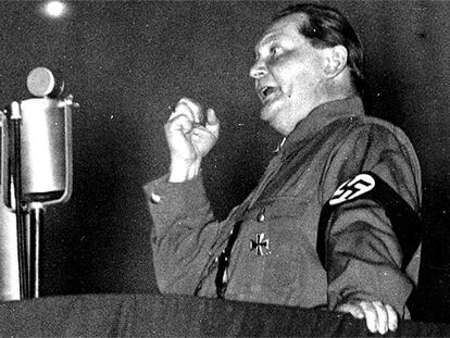 Hermann Göring, fundador de la Gestapo durante el régimen nazi de Alemania.