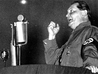 Hermann Göring, fundador de la Gestapo durante el régimen nazi de Alemania.