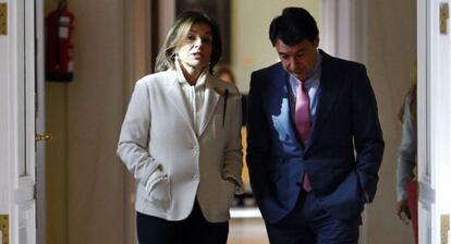 Ana Botella e Ignacio Gonz&aacute;lez, en una reuni&oacute;n en Sol.