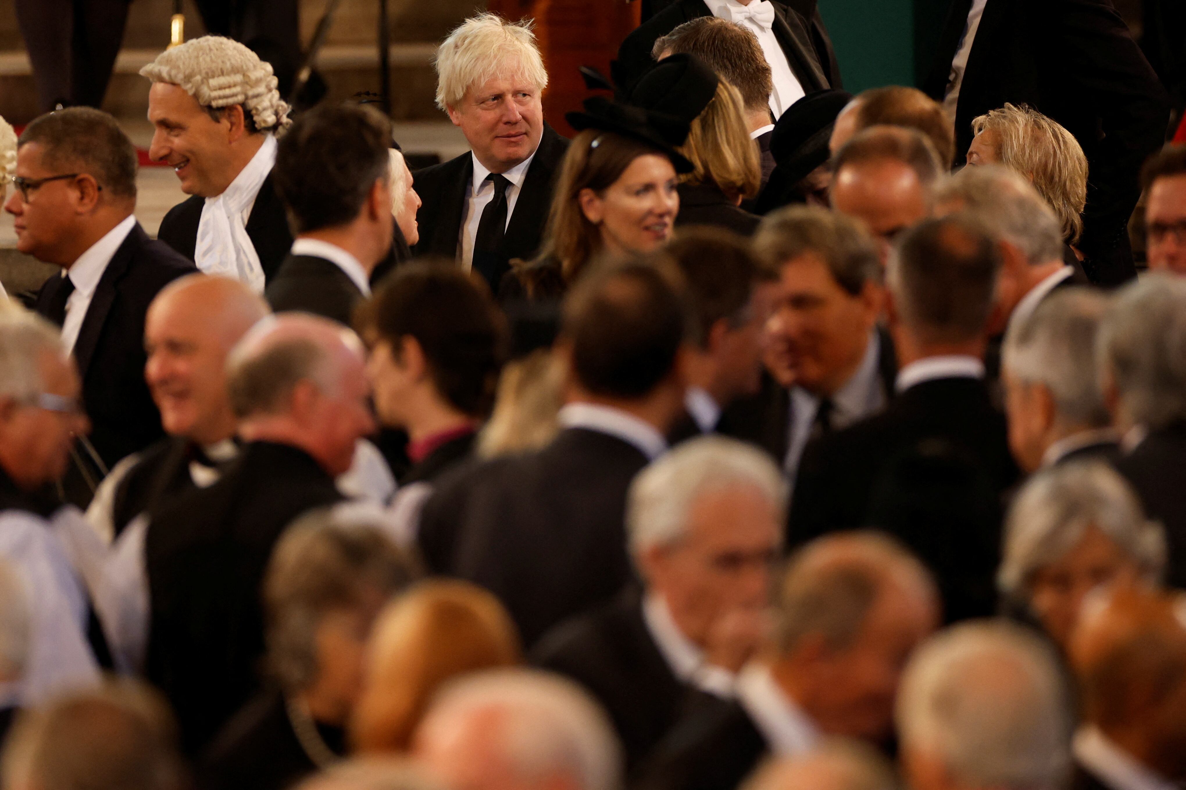 Boris Johnson, el 12 de septiembre en Westminster.