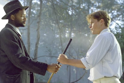 Will Smith y Matt Damon en 'La leyenda de Bagger Vance' (2000).