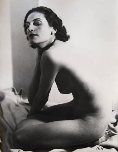 Composición de retrato, (desnudo), 1930