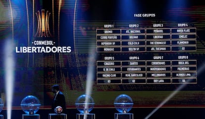 Os grupos da Libertadores 2018.