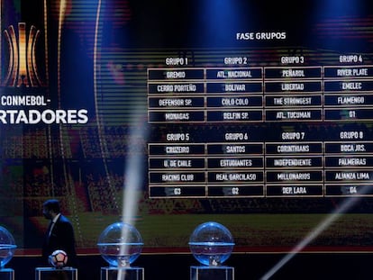 Os grupos da Libertadores 2018.