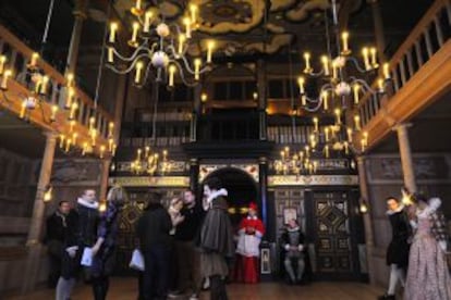 El teatro The Globe de Londres. 